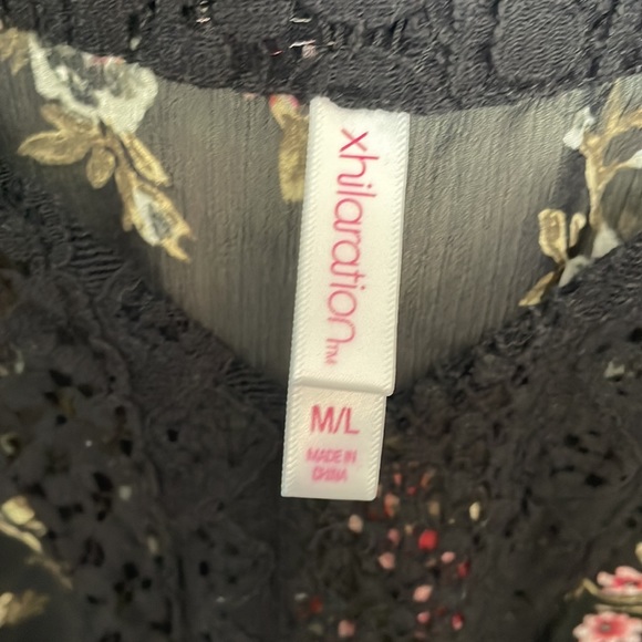 Floral swimsuit cover-up medium large - Picture 3 of 3